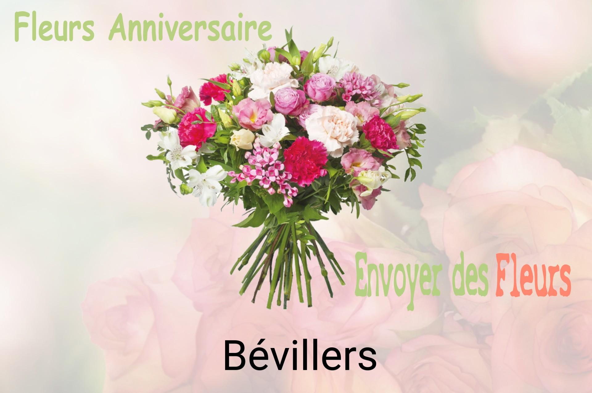 Bouquet de fleurs d’anniversaire livré à Bévillers